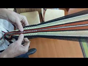 Ткачество на берде - начало занятий в клубе д.Верхняя Иреть