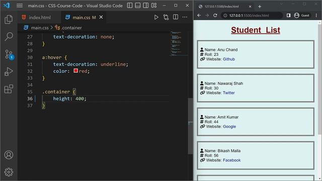 CSS Overflow Property - CSS 3 Course