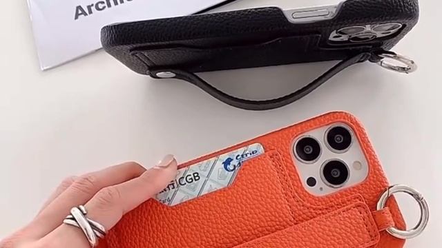 Роскошный кожаный чехол-кошелёк! смотреть онлайн