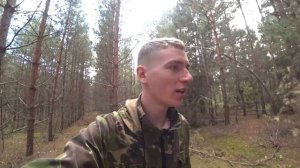 охота на фазана с воздушки . приготовил фазана в лесу на углях.