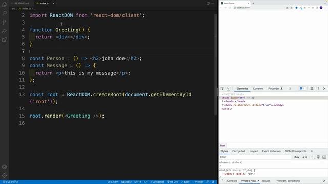 React 18 Tutorial - Nest Components смотреть онлайн