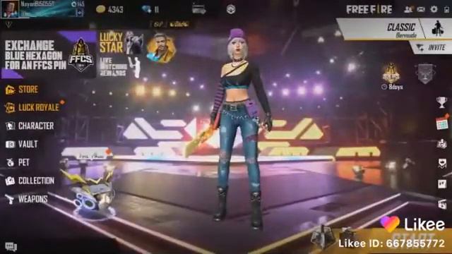 Free Fire Emote Dance ""kolija tui amar ###free fire lover nayan!!!! смотреть онлайн