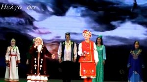 Татарская песня - "Туган тел" ("Родной язык") в многонациональном исполнении