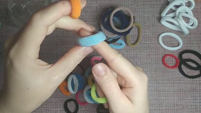 Как выбрать качественные резинки для волос. Обзор моих резинок. How to choose quality hair ties.