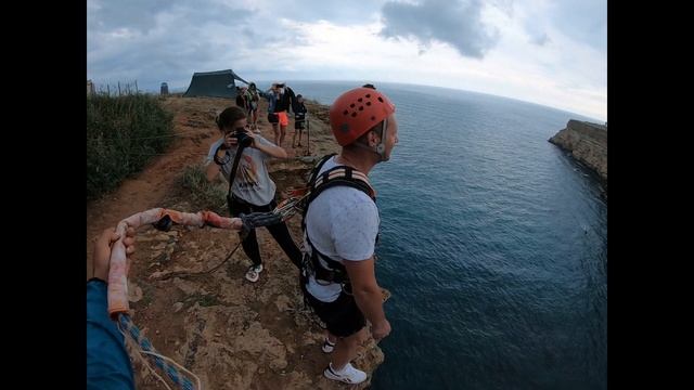 10 07 Писарев Артем Фиолент 62м Прыжки с веревкой в Крыму Jump&Fly смотреть онлайн