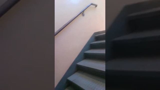 Man versus stairs