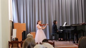 1 класс ДМШ. Скрипка. Этюд 16