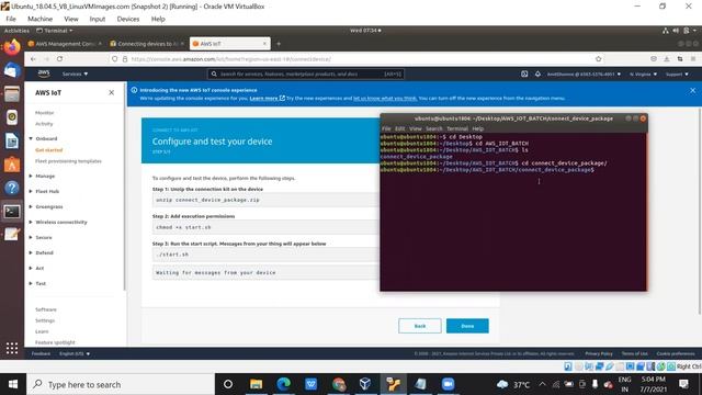 AWS IoT Core Service set up & configuration смотреть онлайн