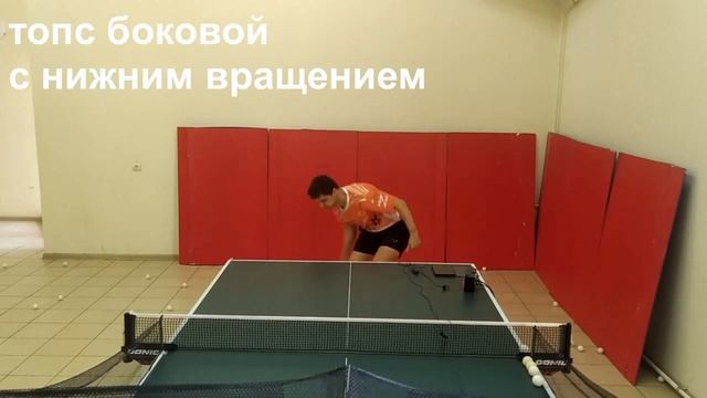 Виды Топ-спинов Справа По Верхнему Мячу