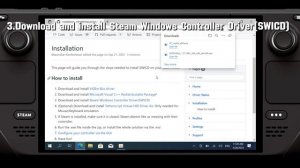 Convert Steam Deck to XBOX360 Controller for play games on Windows 10/11 (SWICD Driver)