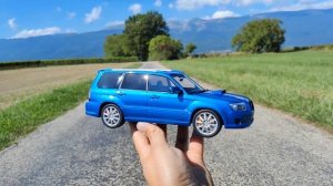 Subaru Forester STI SG9 2007 : Launch and presentation of the scale model car 1/18