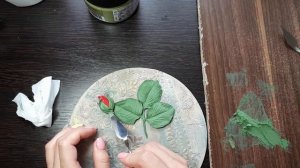 Скульптурная живопись "Роза"