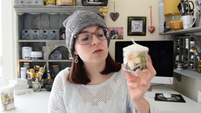 HOW TO DECOUPAGE ON CANDLES | SIMPLE DIY CANDLE DECORATION смотреть онлайн