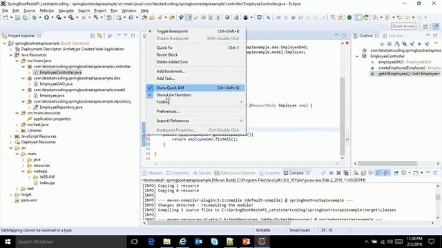 Spring Boot,Restful API,JPA, Hibernate, MySQL CRUD Tutorial