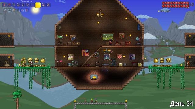 100 ДНЕЙ ХАРДКОРА В TERRARIA смотреть онлайн