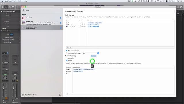 Loopback - виртуальный аудио интерфейс для MAC. Звук в скринкастах, онлайн-уроках, вэбинарах и др смотреть онлайн
