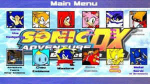 Sonic Adventure DX: Director's Cut - *All 130 Emblems* - Main Menu