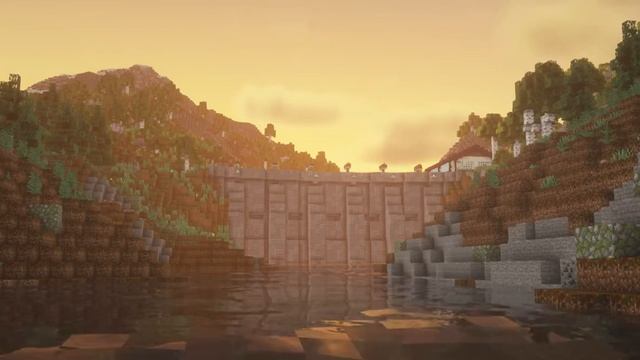 Minecraft | Create 0.3.2 / Crafts&Additions / Water Physics Overhaul | Hydropower Dam Concept 2 pt2