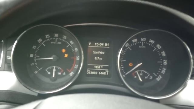 Skoda Superb II 2.0TDI 125kW DSG acceleration смотреть онлайн