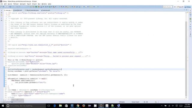 Liferay 6.2 plugin development tutorial session 15 - Retrieve data смотреть онлайн