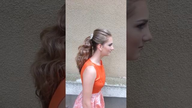 Hair and make-up for the graduates of Grade 9.Прическа и макияж для выпускного вечера. Выпускной 9к