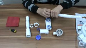 Сборка сифона UNICORN S12B