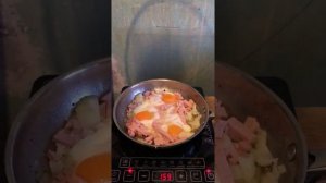 Индукционная плита!Яичница!