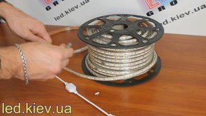 Светодиодная лента LED S5050 60WW IP67 220V