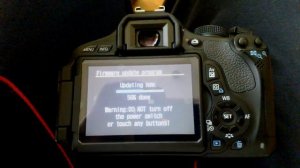 Upgrading Canon 600d firmware