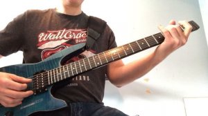 Def Leppard - Hysteria Intro Guitar Cover using Boss JS-10 eBand