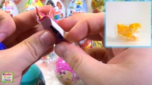 Мега Киндер Сюрпризы, открываем 100 разных сюрпризов (Kinder Surprise)