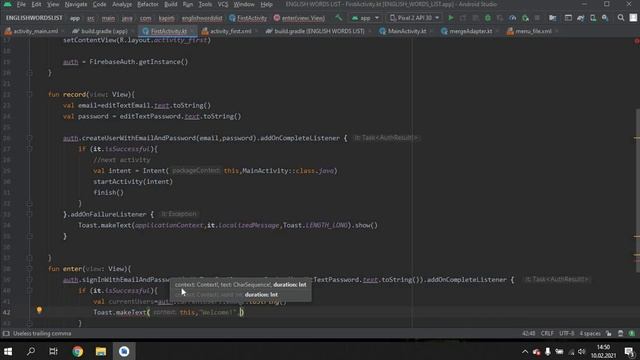 How to make sign in/sign up app using Kotlin for Android Part2! This is simple telling for everyone смотреть онлайн