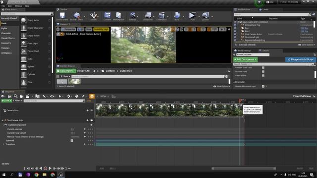 Как сделать простую Кат-Сцену (CutScene)! Unreal Engine 4 смотреть онлайн