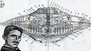 Еще в 1897 году Никола Тесла взял и начертил  летающую тарелку .