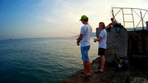 Джиг на море с ультралайтом или рокфишинг на Черном море (Rockfishing in Black sea)