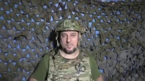 Апти Алаудинов даёт интервью американскому журналисту Патрику Ланкастеру
