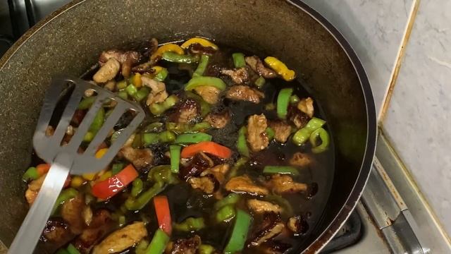 Фунчоза со свининой