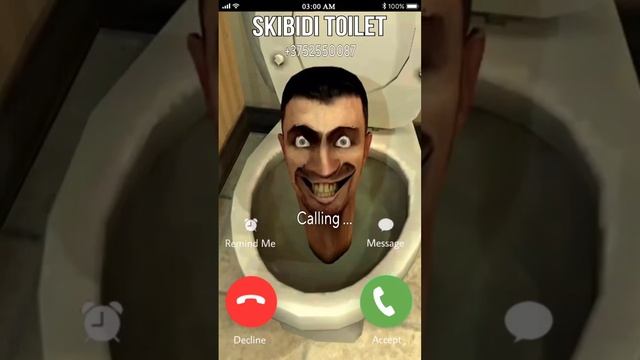 Skibidi toilet on the phone ☎️.. #skibiditoilet #skibidi #скибиди (720p)