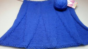 Детский сарафан спицами 1 часть