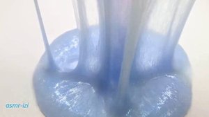 АСМР слайм 32/Странное удовлетворяющее и расслабляющее видео слайм. Приятно смотреть  и слушать.