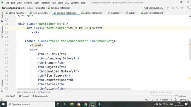 #30 Python Django Project  || Notes Sharing Site  || Hindi || By Pankaj Panjwani