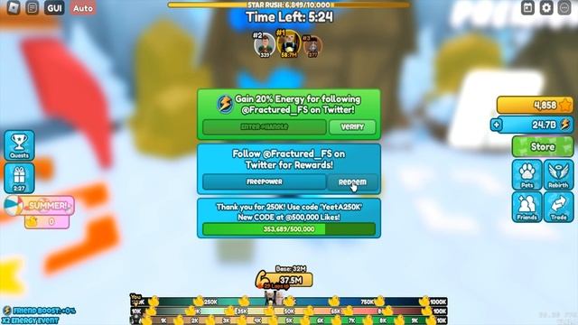 Roblox Yeet A Friend New Codes June 2023 смотреть онлайн