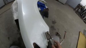 Дежавю - Тойота Камри 50 рихтуем крыло ,завариваем бампер.
