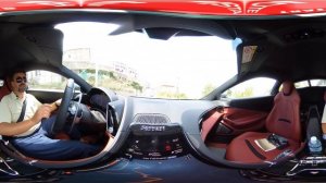 360° VIDEO 4K | Ferrari Roma 360 | Road Test Milano | JULY 2020