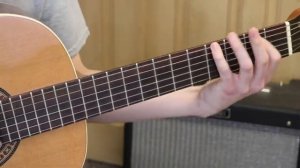 Crazy nylon string shred lick!