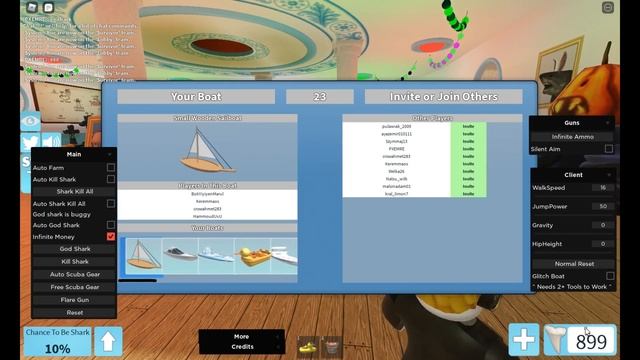 Infinite Shark Tooth AutoFarm Script Showcase | SharkBite Gui Script | Roblox смотреть онлайн