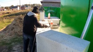 Кладем стены из газоблока: первый ряд и его армирование ?♂️ | Стройка своими руками | ?