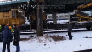 Свая пробила тоннель метро 22 01 14