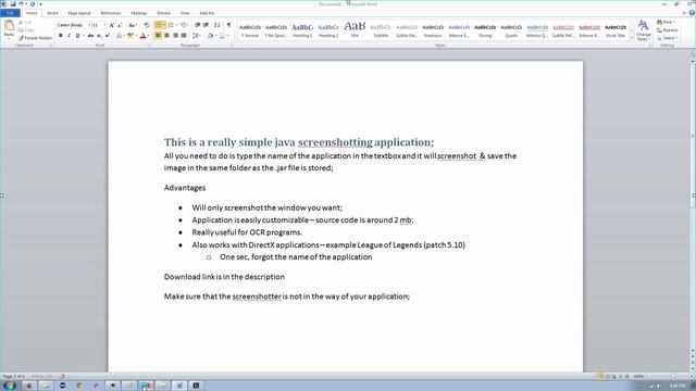 Java Screenshotter Application смотреть онлайн