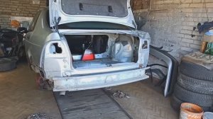 SAAB 9-5 AERO. Я не мог этого не показать! Восстановление автомобиля. Начало.